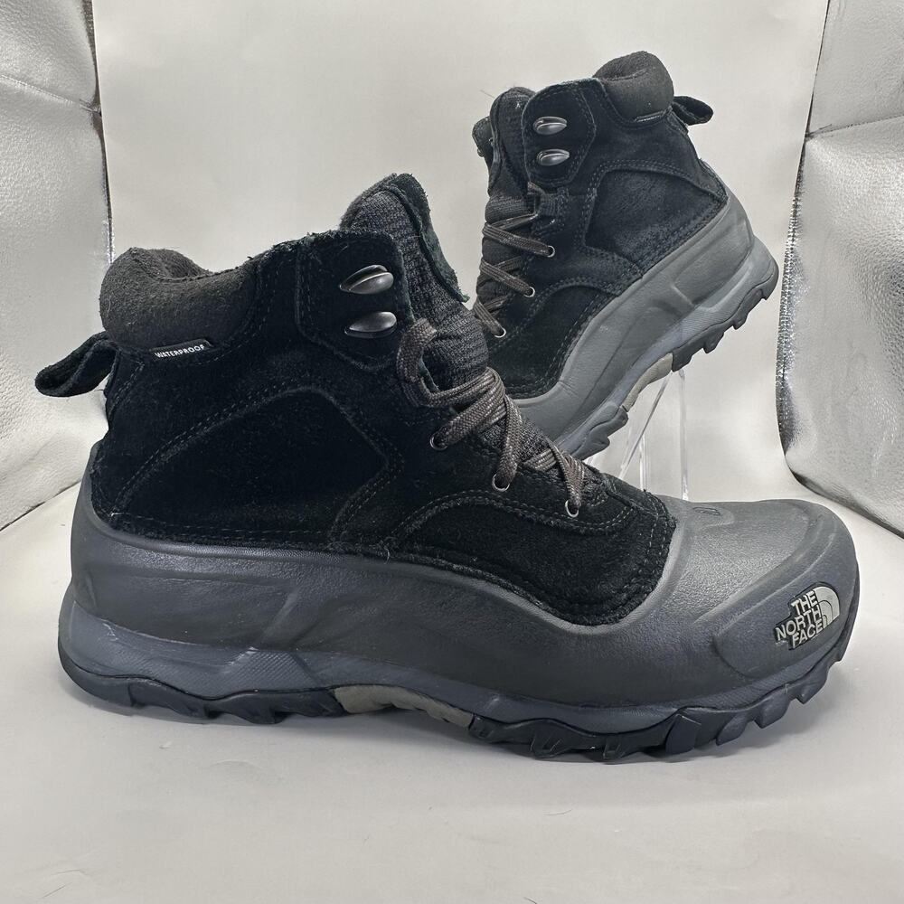 The North Face Snowfuse Boots Mens Size 10 Black Waterproof Winter Snow